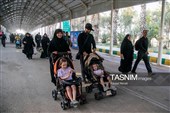 عبور زائران اربعین حسینی از مرز خسروی