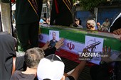 تشییع پیکر مطهر 3 شهید حملات رژیم صهیونیستی و آمریکا به زنجان