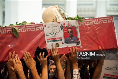 مراسم تشییع پیکر مطهر شهید خلبان مجید کاظمی - شیراز