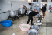 عبور شبانه زائران اربعین حسینی از مرز خسروی