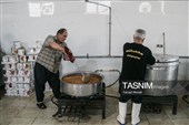 عبور شبانه زائران اربعین حسینی از مرز خسروی