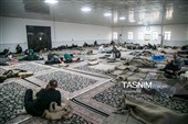 عبور شبانه زائران اربعین حسینی از مرز خسروی