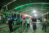 عبور شبانه زائران اربعین حسینی از مرز خسروی