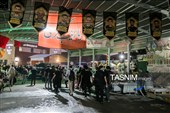 عبور شبانه زائران اربعین حسینی از مرز خسروی