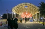 عبور شبانه زائران اربعین حسینی از مرز خسروی