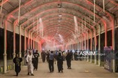 عبور شبانه زائران اربعین حسینی از مرز خسروی