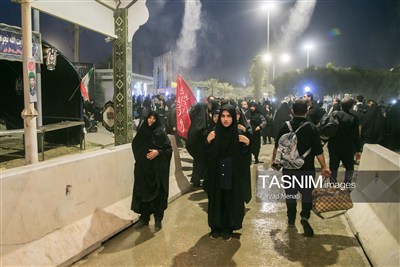 Pilgrims Stream through Border as Arbaeen Procession Reaches Peak