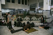 عبور شبانه زائران اربعین حسینی از مرز خسروی