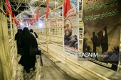 عبور شبانه زائران اربعین حسینی از مرز خسروی