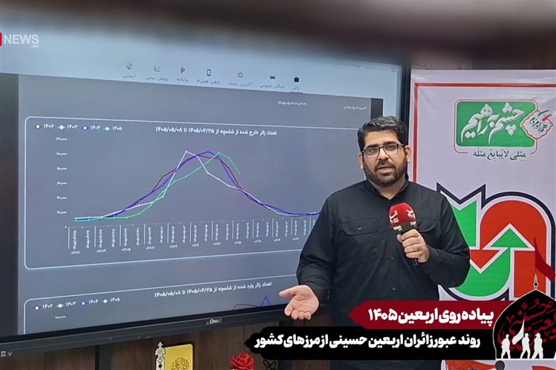 روند عبور زائران اربعین حسین از مرزهای کشور