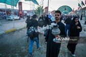 عبور زائران اربعین حسینی از مرز چذابه