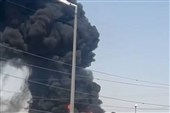 آتش‌سوزی در یکی از پالایشگاه‌های اربیل در اقلیم کردستان عراق