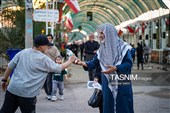 موکب های خدمت رسانی به زائرین اربعین حسینی  در مرز چذابه