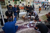 موکب های خدمت رسانی به زائرین اربعین حسینی  در مرز چذابه