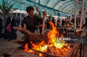 موکب های خدمت رسانی به زائرین اربعین حسینی  در مرز چذابه