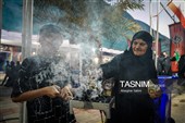 موکب های خدمت رسانی به زائرین اربعین حسینی  در مرز چذابه