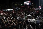 گزارش تصویری | صد و پنجاه‌وپنجمین اجتماع شبانه حماسه خیابان در اردبیل با محوریت خبرنگاران