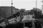 مراسم تشییع پیکر مطهر شهدای اربعین در کاشان برگزار شد