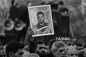 مراسم تشییع پیکر مطهر شهدای اربعین در کاشان برگزار شد