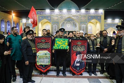 تشرف کاروان سفیران امام رئوف علیه‌السلام به اربعین حسینی