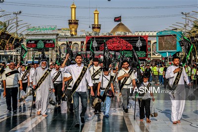 عزاداری موکب بنی عامر در کربلا