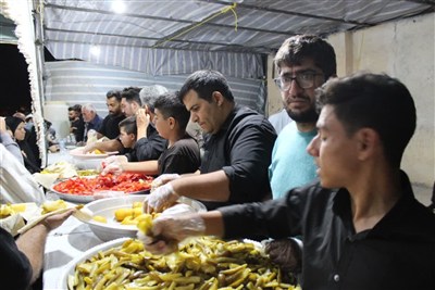 خدمت‌رسانی مواکب دورود، خرم‌آباد و بصره به زائران اربعین