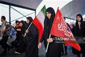 آخرین  ساعات پیاده روی اربعین حسینی