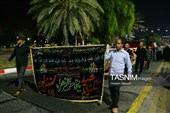 مراسم آیینی پیاده‌روی جاماندگان اربعین حسینی - کیش
