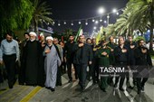 مراسم آیینی پیاده‌روی جاماندگان اربعین حسینی - کیش