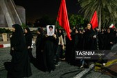 مراسم آیینی پیاده‌روی جاماندگان اربعین حسینی - کیش