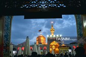حرم مطهر رضوی در شب اربعین حسینی