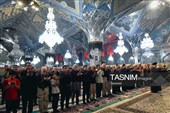 حرم مطهر رضوی در شب اربعین حسینی