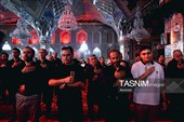 حرم مطهر رضوی در شب اربعین حسینی