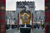 حرم مطهر رضوی در شب اربعین حسینی