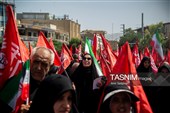 پیاده روی جاماندگان اربعین حسینی در شیراز