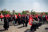 پیاده روی جاماندگان اربعین حسینی در شیراز