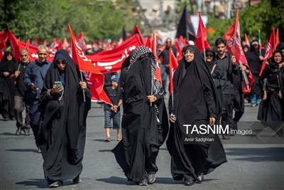 پیاده روی جاماندگان اربعین حسینی در شیراز