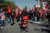 پیاده روی جاماندگان اربعین حسینی در شیراز