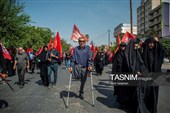 پیاده روی جاماندگان اربعین حسینی در شیراز