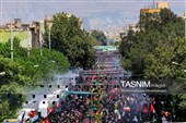 پیاده روی جاماندگان اربعین حسینی در تهران - 1