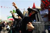 پیاده روی جاماندگان اربعین حسینی در تهران - 1
