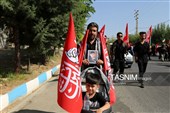 مراسم پیاده‌روی جاماندگان اربعین حسینی در شهرستان دماوند برگزار شد