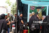 مراسم پیاده‌روی جاماندگان اربعین حسینی در شهرستان دماوند برگزار شد