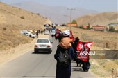 مراسم پیاده‌روی جاماندگان اربعین حسینی در شهرستان دماوند برگزار شد