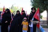 مراسم پیاده‌روی جاماندگان اربعین حسینی در شهرستان دماوند برگزار شد