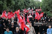 مراسم راهپیمائی جاماندگان اربعین حسینی و مراسم تشییع پیکر پاسدار شهید امیرعباس درهم فروش - همدان