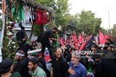 مراسم راهپیمائی جاماندگان اربعین حسینی و مراسم تشییع پیکر پاسدار شهید امیرعباس درهم فروش - همدان