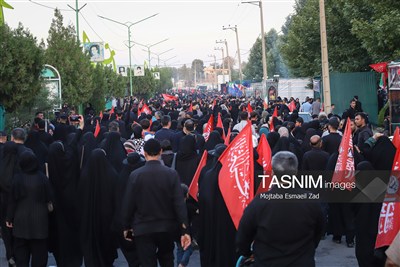 پیاده روی جاماندگان اربعین در ارومیه