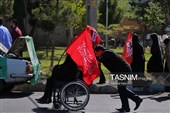 پیاده روی جاماندگان اربعین حسینی در تبریز
