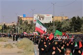 پیاده روی جاماندگان اربعین حسینی در تبریز